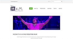 Desktop Screenshot of mandmstage.com